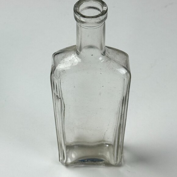 Antique 2 Embossed Glass W/Unique Rectangular Shape 1 Cough 1 Plane Bottle - Picture 11 of 12